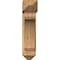 Ekena Millwork Legacy Arts and Crafts Rough Sawn Bracket w/ Offset Brace, Western Red Cedar, 8"W x 26"D x 34"H BKT0806X26X34LEC03RWR - alternate 3